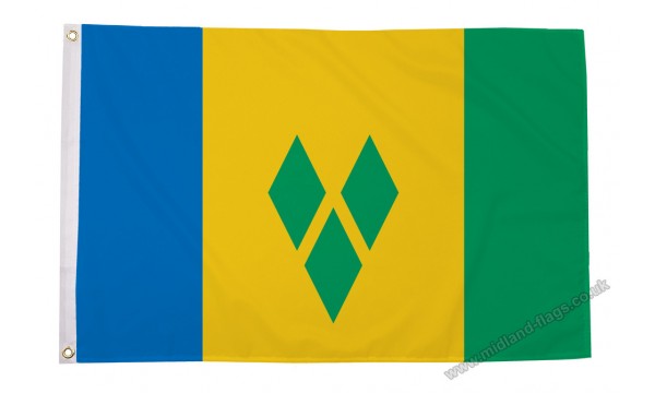 Saint Vincent 3ft x 2ft Flag - CLEARANCE